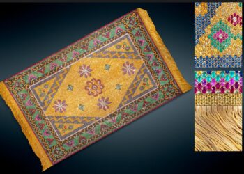 بالصور .. سجادة سحرية من الذهب والألماس