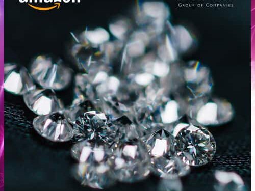 شراكة بين “أمازون” و”دي بيرز” لاستخدام الألماس الصناعي في نقل وتخزين البيانات