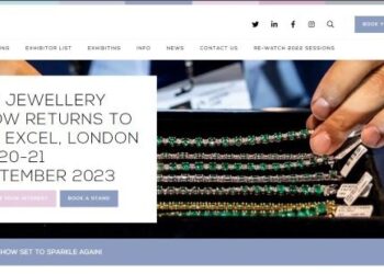 معرض مجوهرات لندن يطلق موقعًا إلكترونيًا جديدًا قبل إصدار 2023