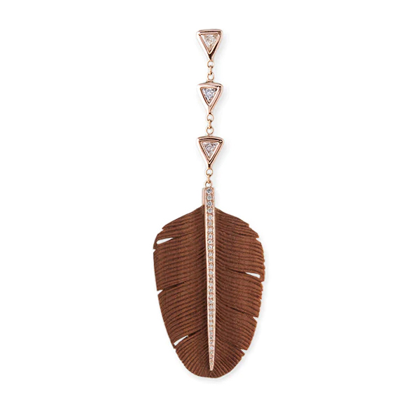 Jacquie Aiche wood feather earring