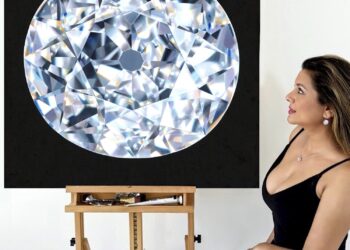 “رينا أهلواليا” تطرح ماسة ” كوهينور” في عمل فني رقمي