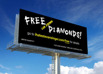 شركة تقدم 100 ماسة مزروعة في المختبر كهدايا مجانية في حملتها للترويج للماس الطبيعي