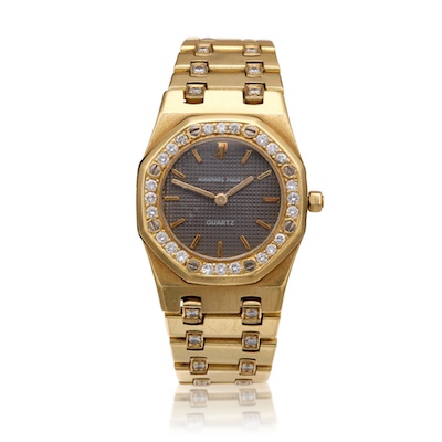 Gold and Diamond Royal Oak Wristwatch Audemars Piguet