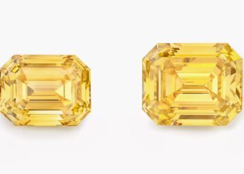 «تيفاني» تكشف عن أحجار صُنعت من أكبر ماسة صفراء في كندا