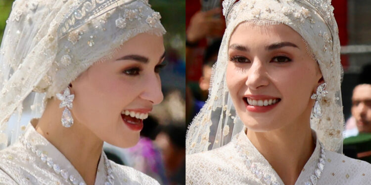 تقدر قيمته بـ 10 مليون استراليني.. قصة التاج الماسي الملكي في حفل زفاف أمير بروناي 100 تقدر قيمته بـ 10 مليون استراليني.. قصة التاج الماسي الملكي في حفل زفاف أمير بروناي