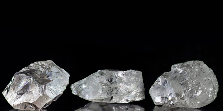 ثلاثة أحجار من الألماس الخام تحقق 10.5 مليون دولار في مناقصة بدبي 88 ثلاثة أحجار من الألماس الخام تحقق 10.5 مليون دولار في مناقصة بدبي