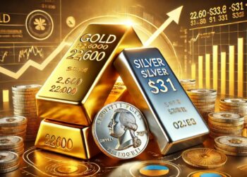 «شيف جولد» تتوقع ارتفاع أسعار الذهب إلى 10 آلاف دولار تحت إدارة هاريس