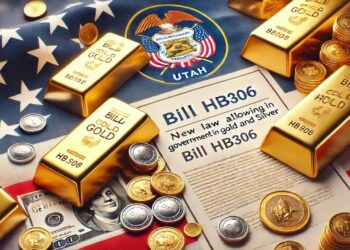 قانون جديد في أمريكا يسمح باستخدام الذهب والفضة في البيع والشراء