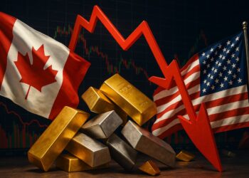 الرسوم الجمركية الكندية على المعادن الثمينة تدفع واردات الولايات المتحدة إلى الانخفاض بنسبة 70%