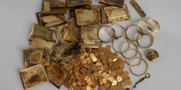 كنز ذهبي غامض في جبال التشيك يُشعل التساؤلات: متجولان يعثران على 598 عملة نادرة داخل صندوق مدفون