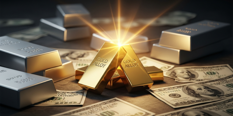 انحسار «علاوة الحرب» يضغط على الذهب   والدولار الأمريكي في أدنى مستوياته