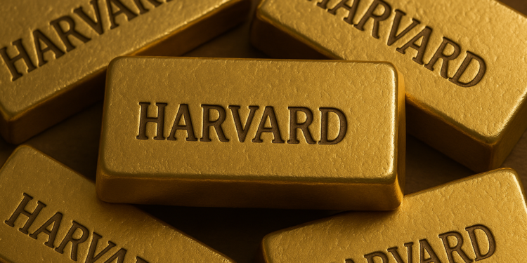 هارفارد تدخل سوق الذهب لأول مرة: خطوة قد تغيّر قواعد اللعبة في استثمارات الصناديق