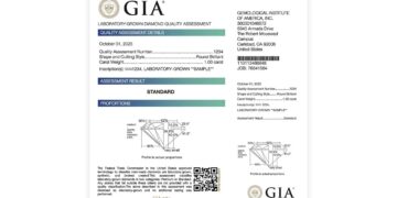 «جي أي أيه» يعلن معايير جديدة لتقييم الألماس المصنع مخبريًا 20 «جي أي أيه» يعلن معايير جديدة لتقييم الألماس المصنع مخبريًا