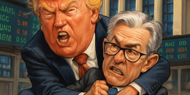 تصاعد المواجهة بين ترامب وباول يثير مخاوف حول استقلالية الفيدرالي ويعزز بريق الذهب