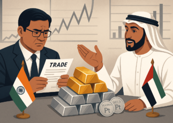 الهند تراجع اتفاقها التجاري مع الإمارات وسط قفزة في واردات المعادن الثمينة