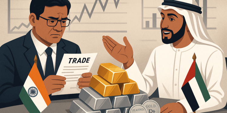 الهند تراجع اتفاقها التجاري مع الإمارات وسط قفزة في واردات المعادن الثمينة 94 الهند تراجع اتفاقها التجاري مع الإمارات وسط قفزة في واردات المعادن الثمينة