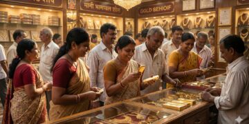 ارتفاع الذهب يدفع المستثمرين الهنود لشراء سبائك وعملات بقيمة 10 مليارات دولار 7 ارتفاع الذهب يدفع المستثمرين الهنود لشراء سبائك وعملات بقيمة 10 مليارات دولار