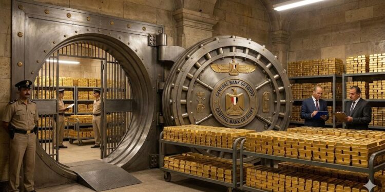 قفزة في احتياطي الذهب المصري تدعم النقد الأجنبي وتسجل رقمًا تاريخيًا 94 قفزة في احتياطي الذهب المصري تدعم النقد الأجنبي وتسجل رقمًا تاريخيًا