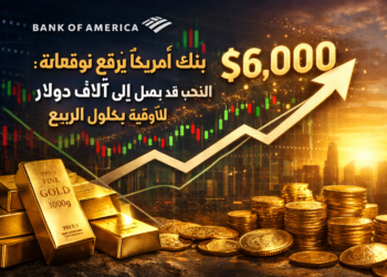 بنك أوف أمريكا يرفع توقعاته: الذهب قد يصل إلى 6 آلاف دولار للأوقية بحلول الربيع