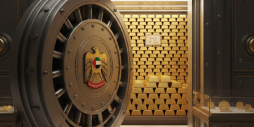 مصرف الإمارات المركزي يعزز احتياطي الذهب بنحو 65% في 2025